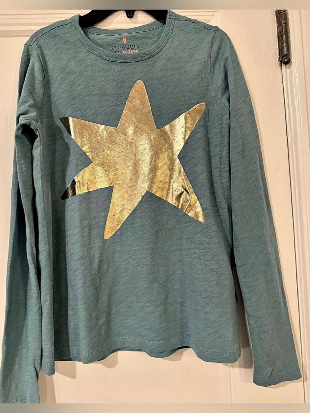 Crewcuts Girls Long Sleeve Star Tee Size XL (12-14)